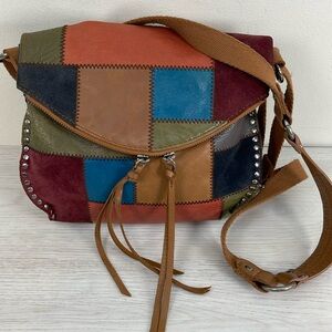 The Sak Patchwork Leather Bag